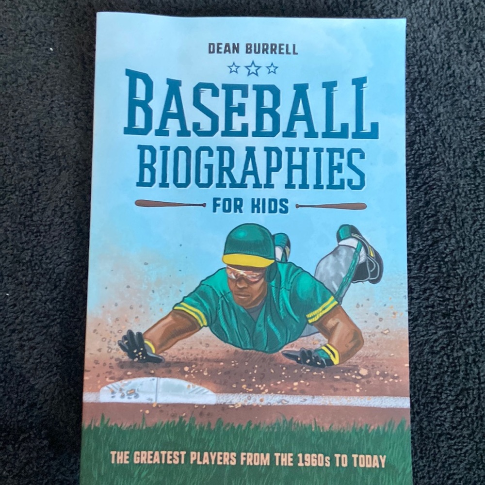 Baseball Biographies for kids Dean Burrell